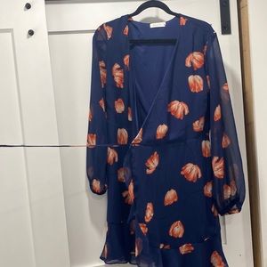 All in favor -wrap dress